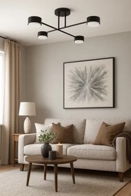 Brilagi - LED felületre szerelhető csillár MONO 4xGX53/12W/230V fekete
