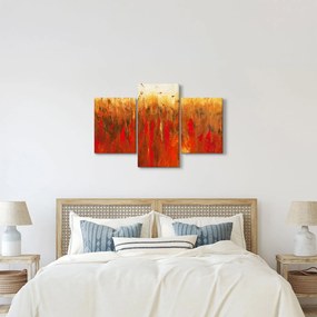 Kép - Festett absztrakció (90x60 cm)