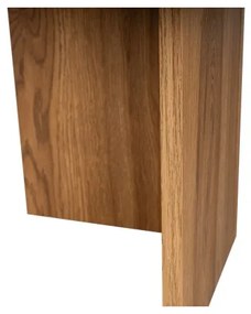 Kávésasztal OVAL 60x120 cm barna