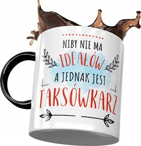 Fekete taxis bögre Nincs tökéletes fotónyomtatással