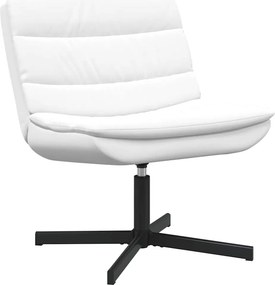 vidaXL Forgószék Fehér 63 x 75 x 76 cm PU