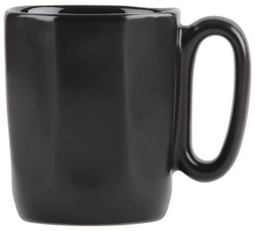 Fekete agyagkerámia eszpresszó bögre szett 2 db-os 80 ml Fuori – Vialli Design