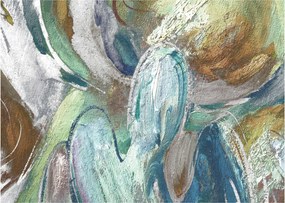 Üveg kép - Absztrakt figurás festészet (70x50 cm)