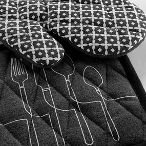 Újrahasznosított pamut edényfogó szett 2 db-os Cuisiline – douceur d'intérieur