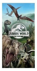 Jurassic World törölköző 70x140 cm