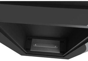 InFire - Beépített BIO kandalló 79x55 cm 3kW fekete