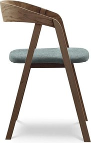 Kék tömörfa étkezőfotel Erika – Makamii