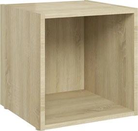 vidaXL sonoma tölgy színű szerelt fa TV-szekrény 37 x 35 x 37 cm