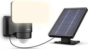 Philips - LED Napelemes érzékelős fali lámpa TYLUS LED/6W/3,7V 5000K IP44