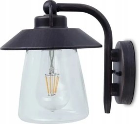 Kültéri fali lámpa rozsdaszínű Cate alumínium IP44 izzó nélkül Lutec