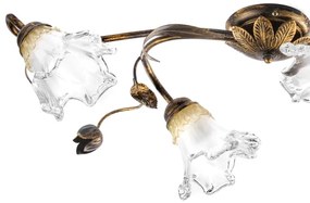 ONLI - Mennyezeti lámpatest ARIANNA 4xE14/6W/230V bronz