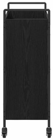 Konyhai kocsi Musta tammi 70 x 30 x 82 cm Faanyag