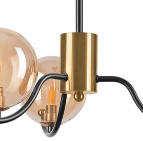 Rúdcsillár GEORGIA 3xG9/5W/230V arany/füstös bézs