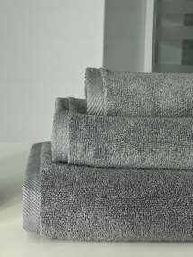 Törölköző szett 3 db Pamut 500g/m² Puha Vastag Hotel Spa Szürke