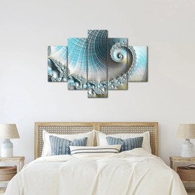 Egy texturált spirál képe (150x105 cm)