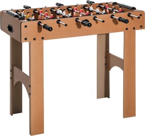 HOMCOM Professzionális Fociasztal Gyerekeknek és Felnőtteknek MDF Fából készült Rúddal 92x46x78cm | Aosom