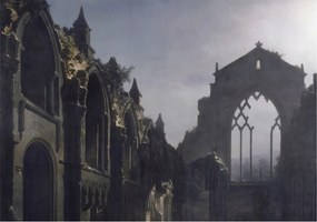 Design fotótapéta Flizelin falra Gótikus romok 208x146 Ragasztó