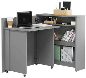 Sarok íróasztal Concept Pro Lenart AH157Szögletes, 93x112x90cm, Szürke
