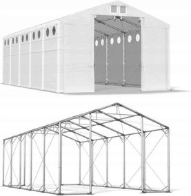 Garázs sátor 5x10m [3,5m] Tömör Das 560 P