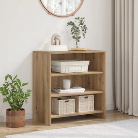 Büfé Tömör tölgy 70x41x75 cm Szerelt fa