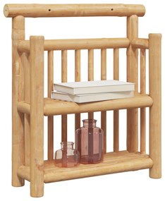 Falipolc 2 szintes 40x13x44 cm Bambusz