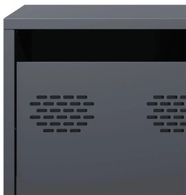 antracit hidegen hengerelt acél TV-szekrény 101,5x39x43,5 cm