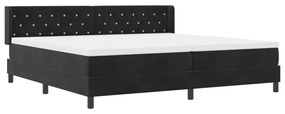 Boxspring Ágy Matrac Káprázatos Fekete 200x200 cm