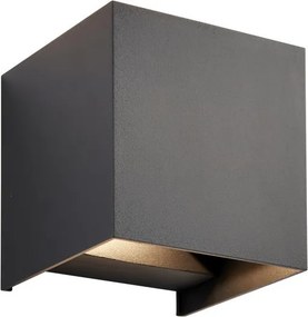 ENDON 97824 GLOVER Modern Kültéri Fali Lámpa Fehér, Átlátszó IP44