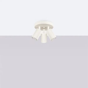 Sollux SL.1601 - Spotlámpa KARBON 3xGU10/10W/230V krémes