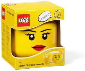 Girl minifigura fej tároló, ⌀ 16,3 cm - LEGO®