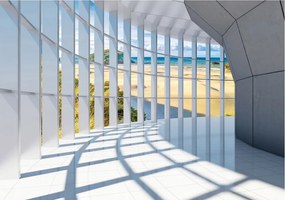 3D Fotótapéta Alagút Tenger Tengerpart Természet Táj Optikai Illúzió 312x219