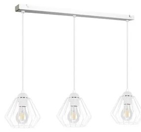 Csillár zsinóron CEED 3xE27/60W/230V fehér