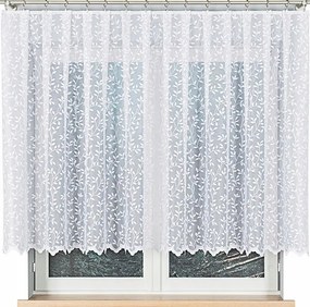 Rövid Jacquard Függöny 300x140 Apró Levelek Szoba Konyha Klasszikus