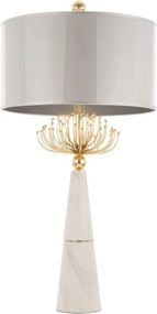 Cosmolight modern asztali lámpa cartagena fehér ezüst arany cost02004au