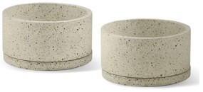 Beton virágcserép készlet 2 db-os ø 30 cm Terrazzo – Bonami Selection