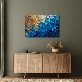 Kép - Kék-arany festmény (90x60 cm)