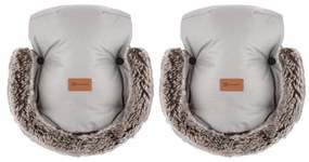 PETITE&MARS - Babakocsi kézvédő FURRY Champagne Shower