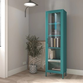 LUIGI vitrin, 500 x 1800 x 350 mm, Modern: tengerkék