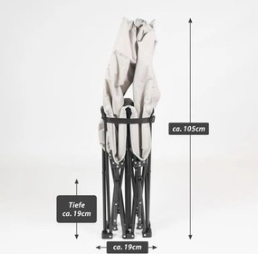 Összecsukható nyugágy hord táska bézs