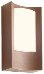 Redo Redo 90484 - LED Kültéri fali lámpa WARP LED/8W/230V 3000K IP44 barna UN1591