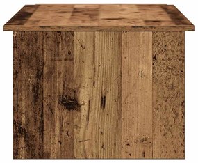 dohányzóasztal Régi fa 150x50x35 cm Gépelt fa