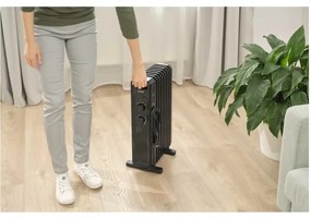 Sencor - 9 bordás olajradiátor 800/1200/2000W/230V fekete