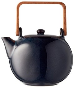 Sötétkék kerámia teáskanna szűrővel 1,2 l Gastro Blue – Bitz