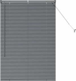 vidaXL Zsalugáter Redőnyök Sötétszürke 130 x 90 cm Alumínium