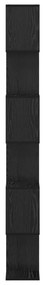 Fekete tölgy könyvespolc 70x24x193.5 cm Fából készült