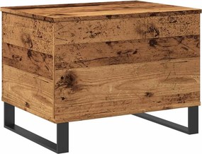 vidaXL antik fa színű szerelt fa dohányzóasztal 60 x 44,5 x 45 cm