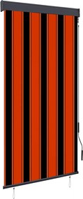 vidaXL narancssárga és barna kültéri roló 80 x 250 cm