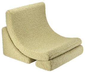 Zöld buklé gyerek fotel Moon – Wigiwama