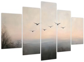 Kép - Madárcsapat (150x105 cm)