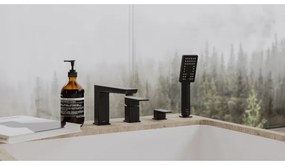 OMNIRES PM7432BL - Fürdőcsap 4-lyukas PARMA matt fekete